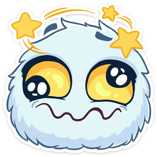 🥴 Стикер «Пушистик» для Telegram