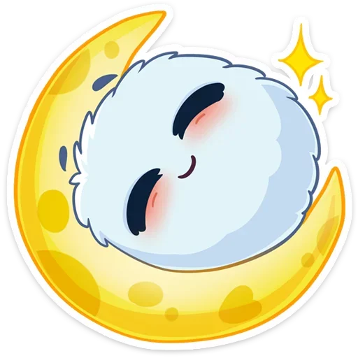 😴 Стикер «Пушистик» для Telegram