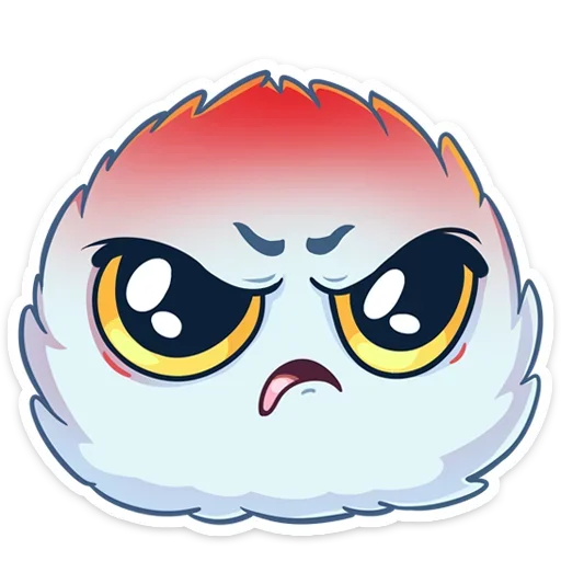 😡 Стикер «Пушистик» для Telegram