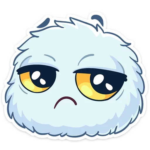 🙄 Стикер «Пушистик» для Telegram