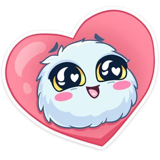 🥰 Стикер «Пушистик» для Telegram