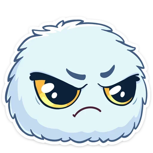 🤨 Стикер «Пушистик» для Telegram