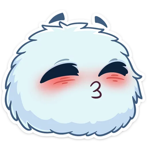 😚 Стикер «Пушистик» для Telegram