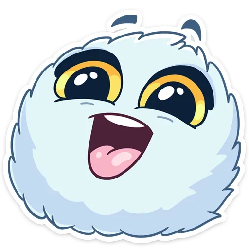 😮 Стикер «Пушистик» для Telegram