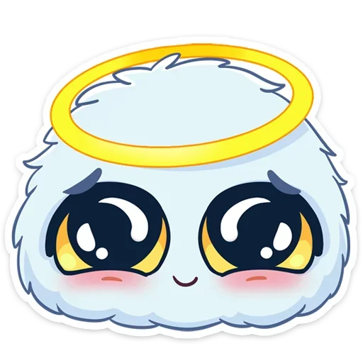 😇 Стикер «Пушистик» для Telegram