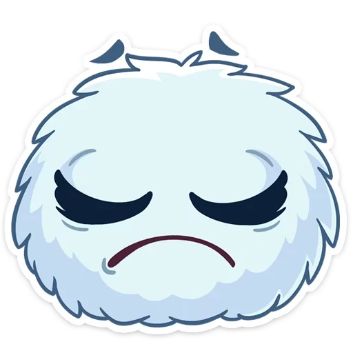 😣 Стикер «Пушистик» для Telegram