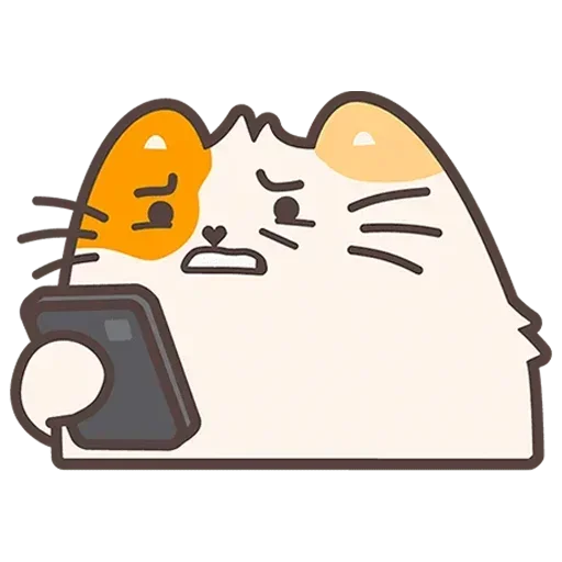 😬 Стикер «Пушмяу Без Текста» для Telegram