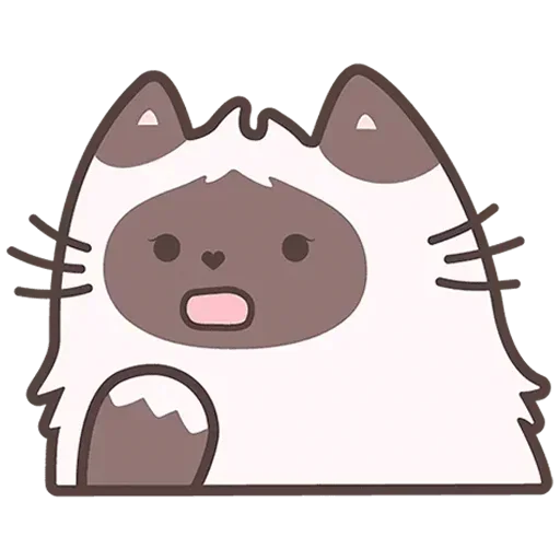 😱 Стикер «Пушмяу Без Текста» для Telegram