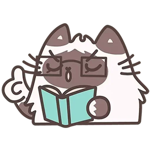 🤓 Стикер «Пушмяу Без Текста» для Telegram