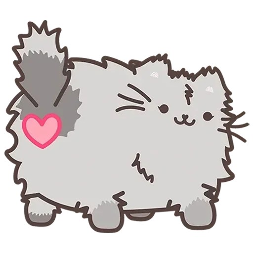 🥰 Стикер «Пушмяу Без Текста» для Telegram