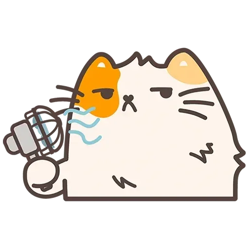 😬 Стикер «Пушмяу Без Текста» для Telegram