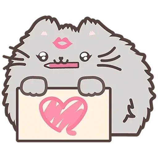 💋 Стикер «Пушмяу Без Текста» для Telegram