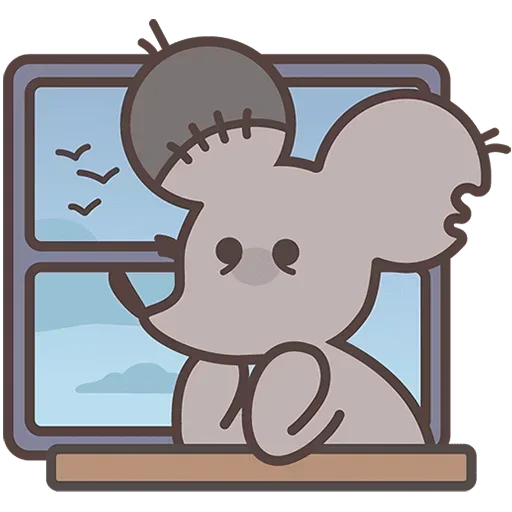 🫤 Стикер «Пушмяу Без Текста» для Telegram