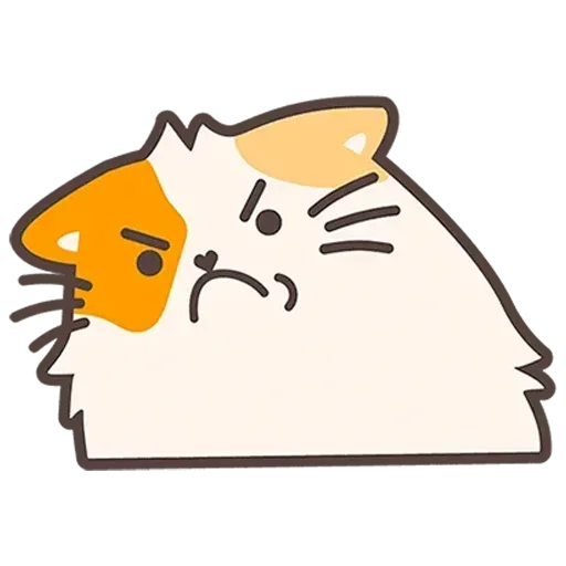 😠 Стикер «Пушмяу Без Текста» для Telegram