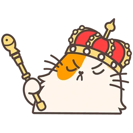 🤴 Стикер «Пушмяу Без Текста» для Telegram
