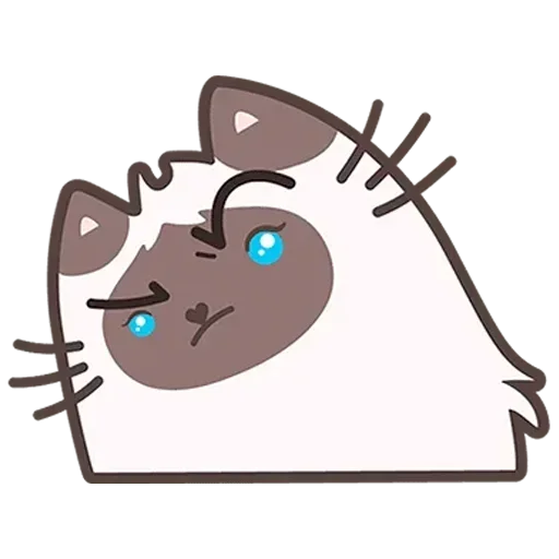 😠 Стикер «Пушмяу Без Текста» для Telegram