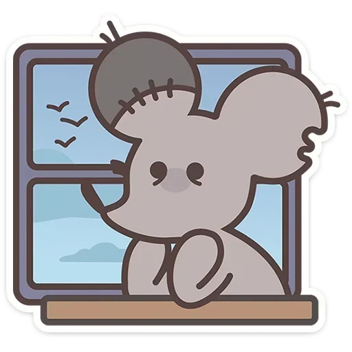 🫤 Стикер «Пушмяу» для Telegram