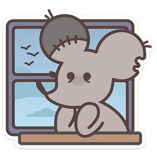 🐱 Стикер «Пушмяу» для Telegram