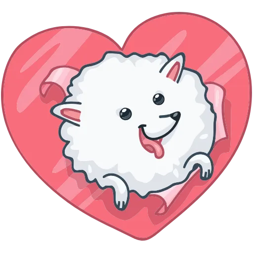 💞 Эмодзи «Пушок» для Telegram