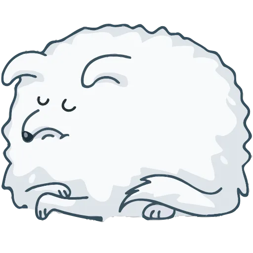 😑 Эмодзи «Пушок» для Telegram