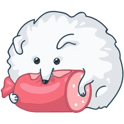 🍤 Эмодзи «Пушок» для Telegram