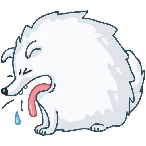 😝 Эмодзи «Пушок» для Telegram