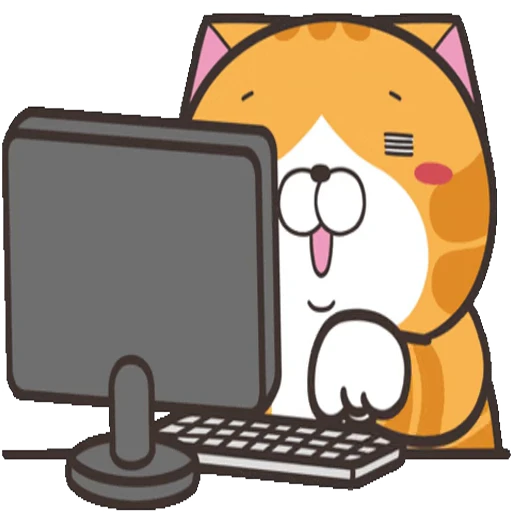 👨‍💻 Стикер «Пусик» для Telegram