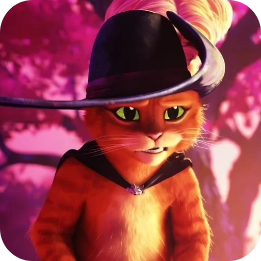 😬 Стикер «Puss In Boots» для Telegram