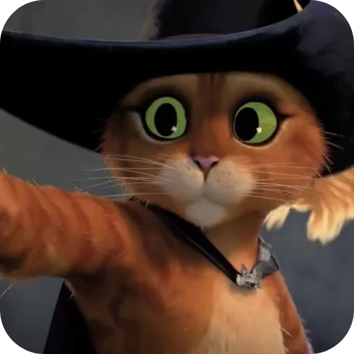 😶 Стикер «Puss In Boots» для Telegram