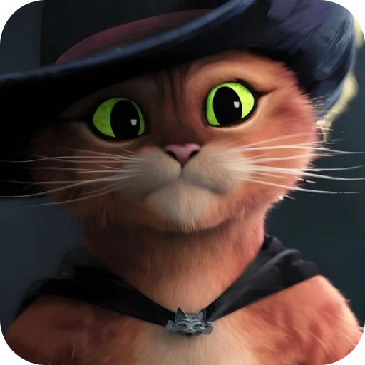 😕 Стикер «Puss In Boots» для Telegram