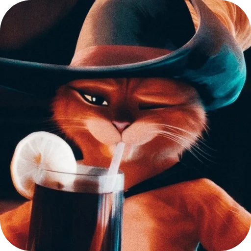 🧃 Стикер «Puss In Boots» для Telegram