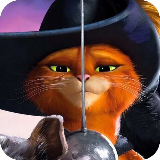 😎 Стикер «Puss In Boots» для Telegram