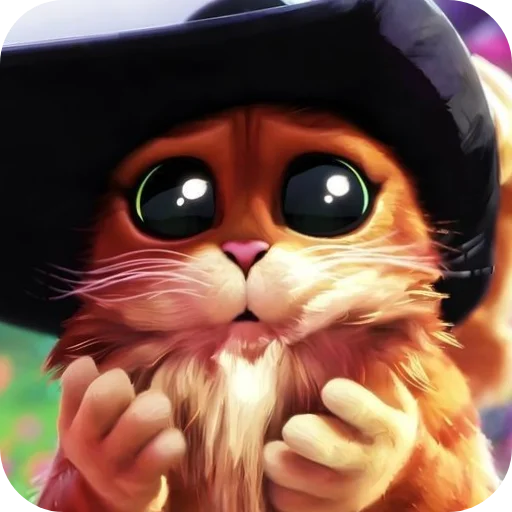 🥺 Стикер «Puss In Boots» для Telegram
