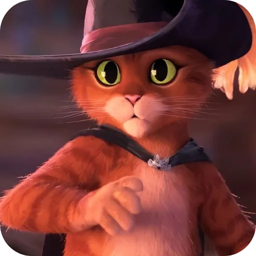 😯 Стикер «Puss In Boots» для Telegram