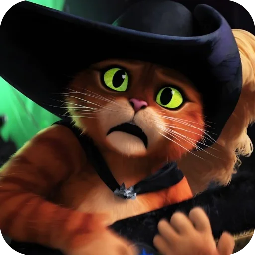 😵 Стикер «Puss In Boots» для Telegram