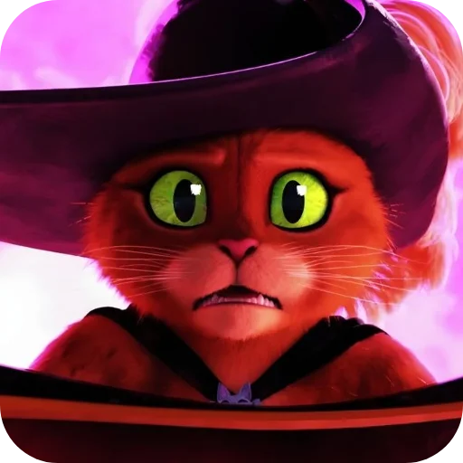 😶 Стикер «Puss In Boots» для Telegram