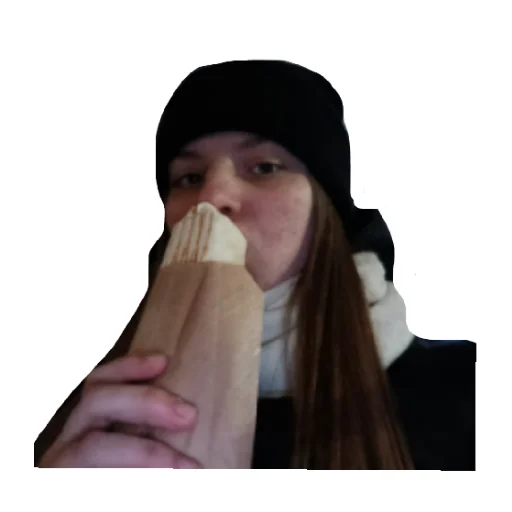 🌯 Стикер «пуся?» для Telegram