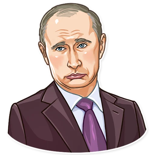 😕 Стикер «President Putin» для Telegram