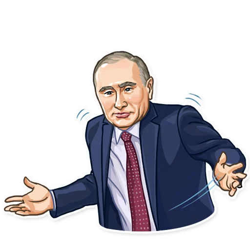 🤷‍♂️ Стикер «President Putin» для Telegram