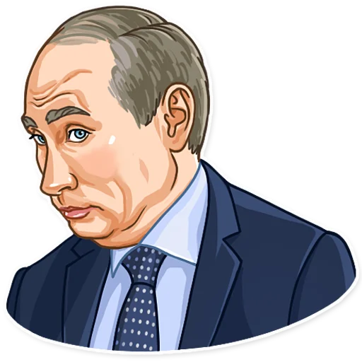 😨 Стикер «President Putin» для Telegram