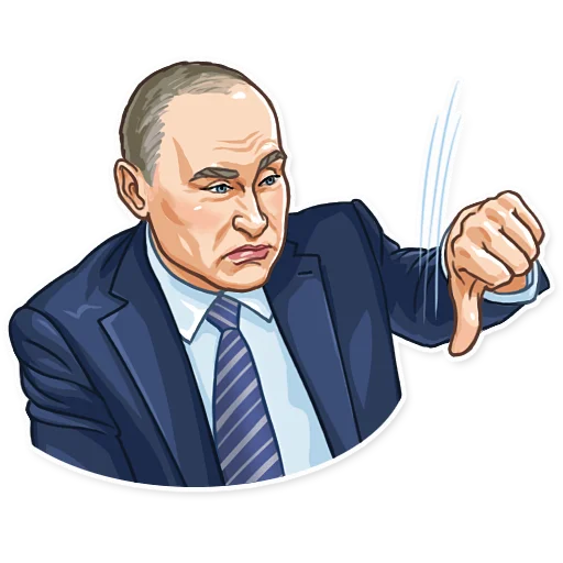 👎 Стикер «President Putin» для Telegram