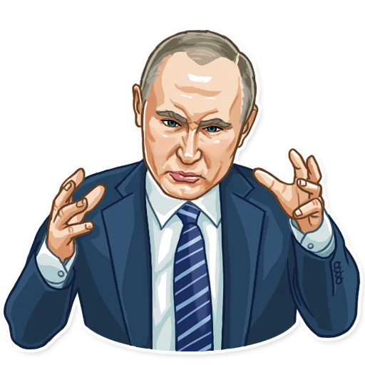 👿 Стикер «President Putin» для Telegram