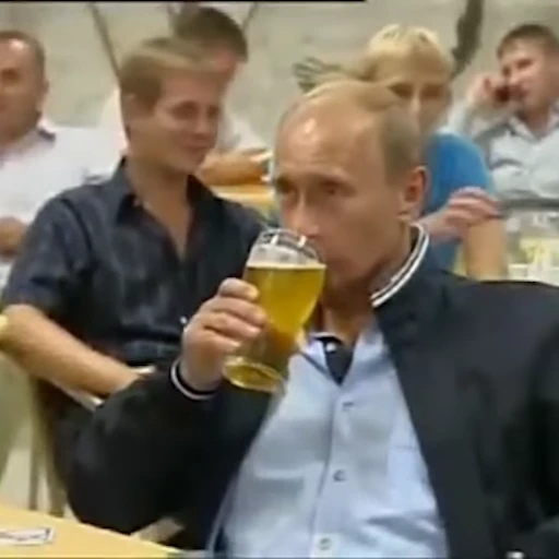 🍺 Стикер «Putin Russia» для Telegram