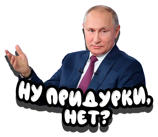 🤨 Стикер «Put in pack» для Telegram