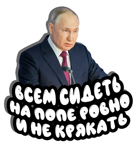🤨 Стикер «Put in pack» для Telegram