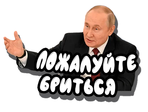 😌 Стикер «Put in pack» для Telegram