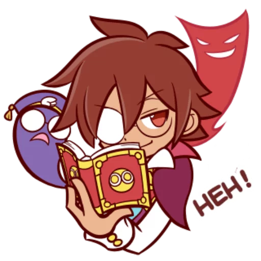 😈 Стикер «Puyo Puyo!! LINE» для Telegram