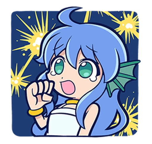 🧜‍♀️ Стикер «Puyo Puyo!! LINE» для Telegram