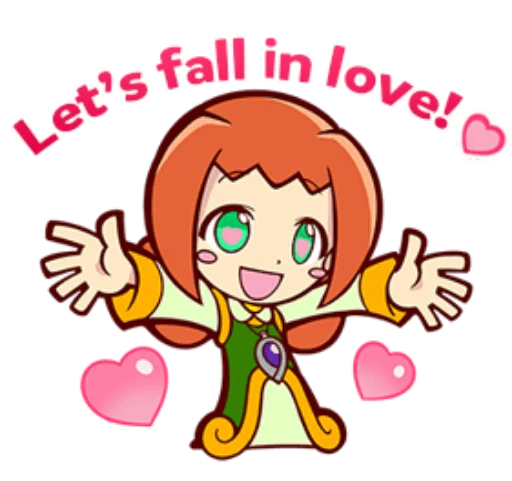 😍 Стикер «Puyo Puyo!! LINE» для Telegram