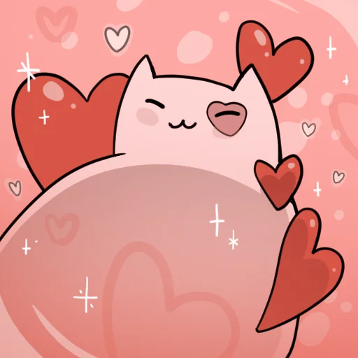 ❤️‍🔥 Стикер «Пузик» для Telegram